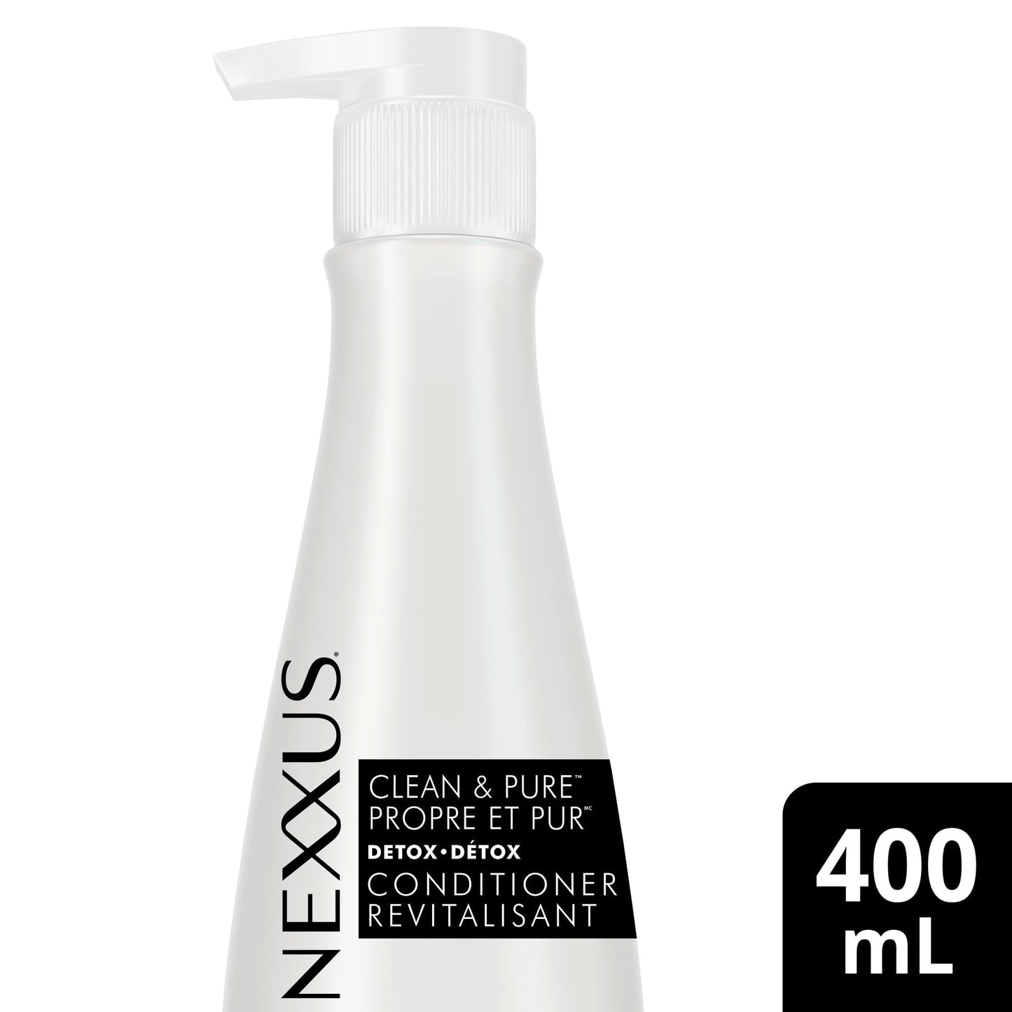 Nexxus Clean & Pure Conditioner Detox for Professional-Level Hair Care Powered by Clarifix Balancer Technology with Lactic Acid 13.5 oz
