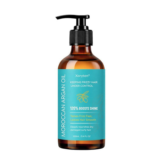 Moroccan Argan Oil - Nourishing Hair Oil for Frizzy, Curly & Damaged Hair - 100ML/3.4 Fl Oz