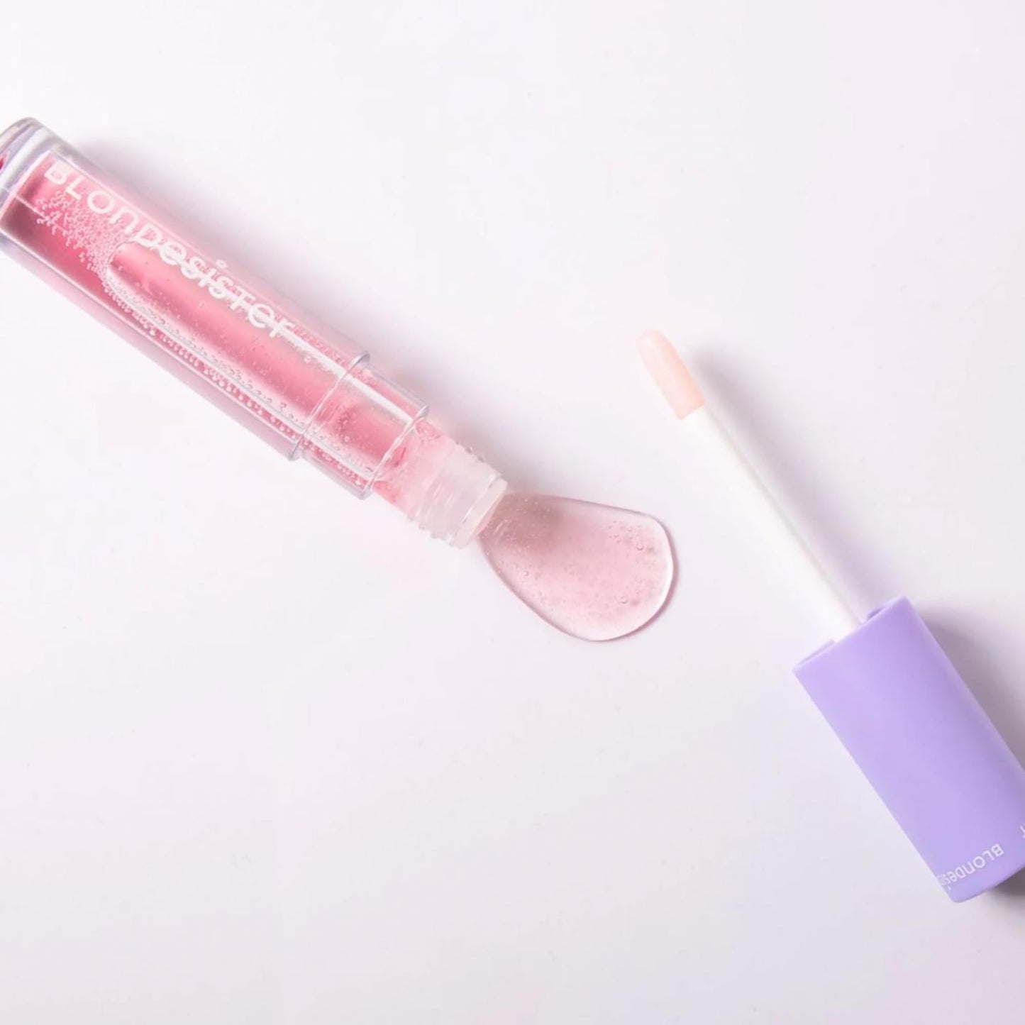 Blondesister 3 in 1 Cute Lippy Lip Oil - Nourishing Lip Oil for Women - Hydrating Lip Moisturizer - Non-Sticky Texture - 01 Coconut - 0.084 oz.