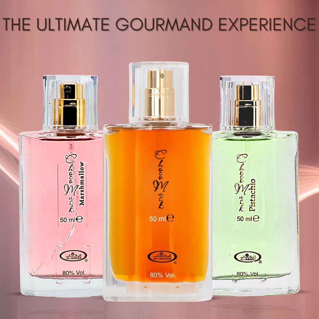 Choco Musk Perfume - Gourmand Eau de Parfum with Marshmallow & Pistachio | 50ml (1.65 oz) Long-Lasting Sweet Fragrance