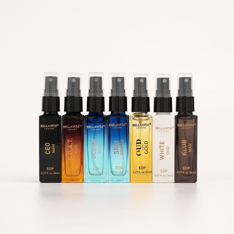 Luxury Men's Perfume Discovery Gift Set - CEO Man, G.O.A.T., OCEAN & More | 56ml | Woody, Citrus, Fresh Scents