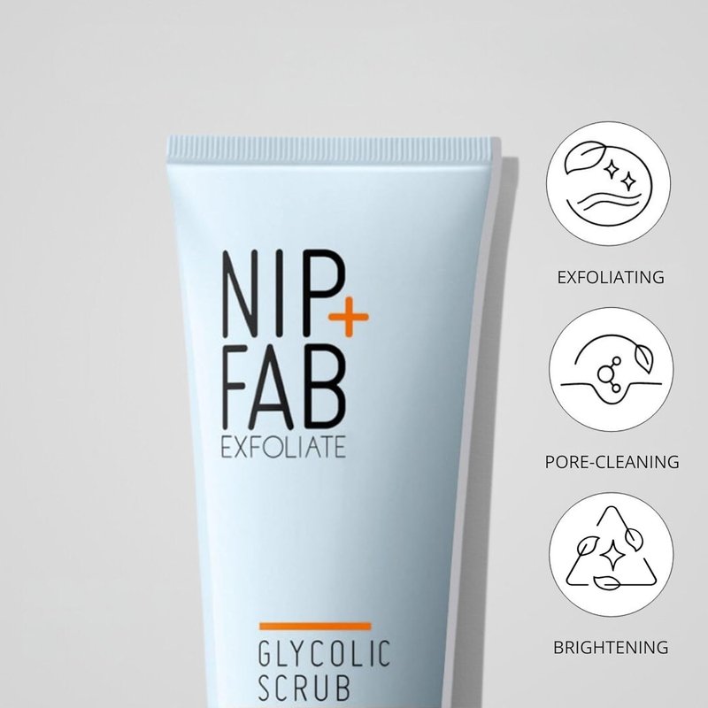 Glycolic Fix Scrub | 3% Glycolic Acid 3-in-1 Facial Exfoliator for Smooth, Radiant Skin - 2.5 fl oz