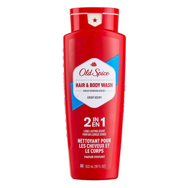 Old Spice Hair & Body Wash - High Endurance Formula | 18 oz (Pack of 3)