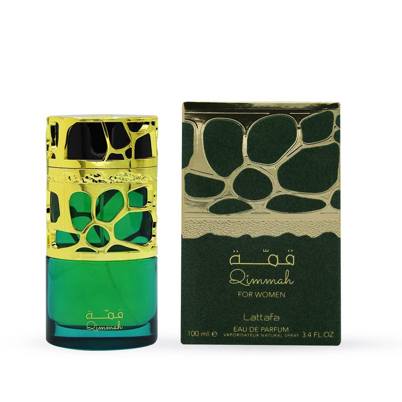 Lattafa Qimmah Eau de Parfum Spray for Women - 3.4 Ounce | Long-Lasting Fragrance