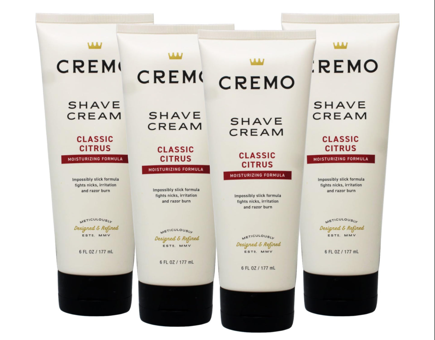 Cremo Original Shave Cream, Astonishingly Superior Shaving Cream for Men, 6 Fluid Ounce (4 Pack)