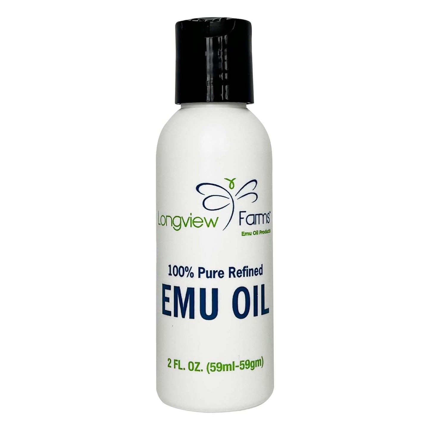 Emu Oil for Hair and Body - 100% Pure & Refined Hydration | Premium Skin & Hair Care | 2 Fl. Oz