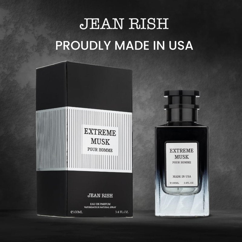 Extreme Musk Eau De Parfum for Men - Long Lasting Luxury Fragrance | 3.4 Fl Oz / 100ml