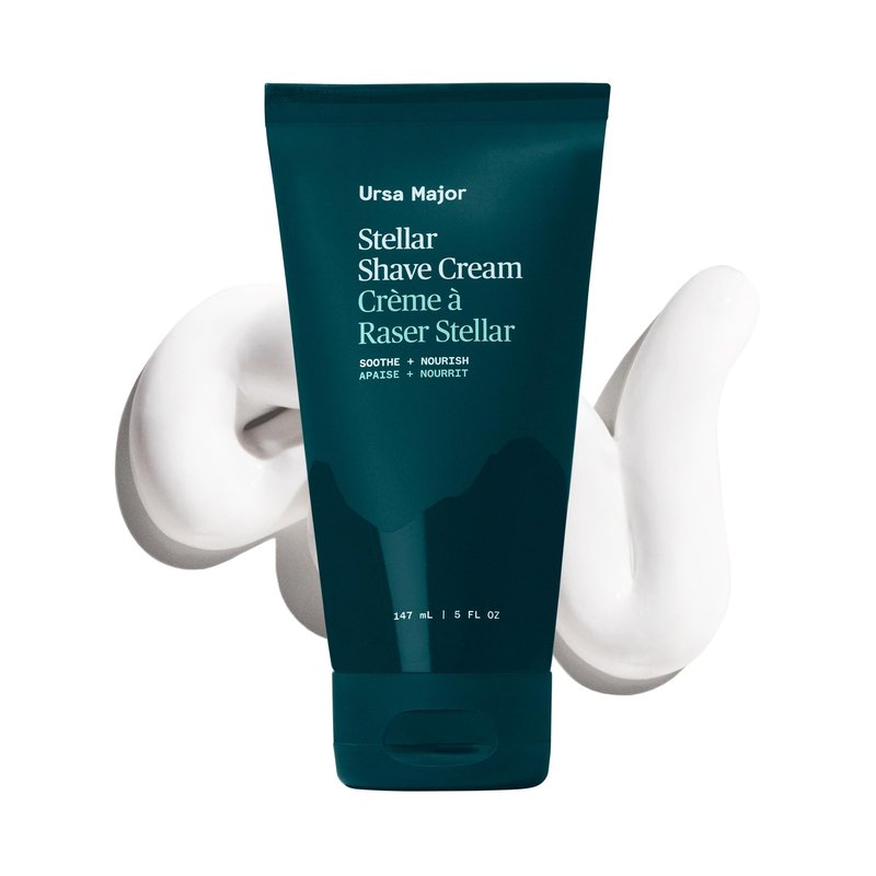 Ursa Major Natural Shave Cream | Non-irritating, Vegan and Cruelty-Free | Formulated for Men and Women | 5 ounces