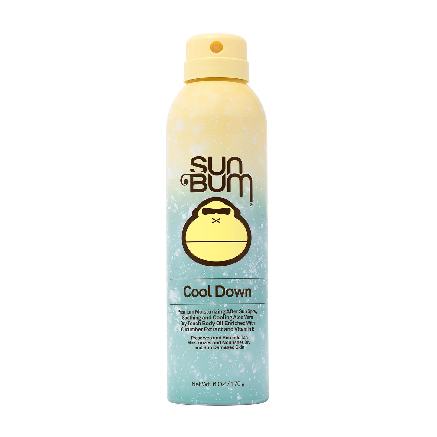 Sun Bum Original SPF 30 Sunscreen Scalp and Hair Mist 2 OZ and Cool Down Aloe Vera After Sun Care Spray 6 oz Bundle