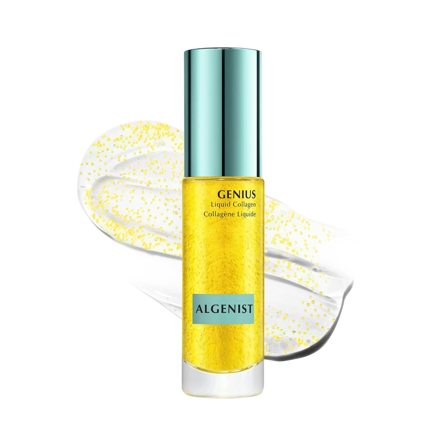 Algenist GENIUS Liquid Collagen Serum - Firming & Hydrating Vegan Face Serum with Alguronic Acid + Vitamin E - Helps Visibly Minimize Fine Lines + Wrinkles & Improve Elasticity (1 oz)