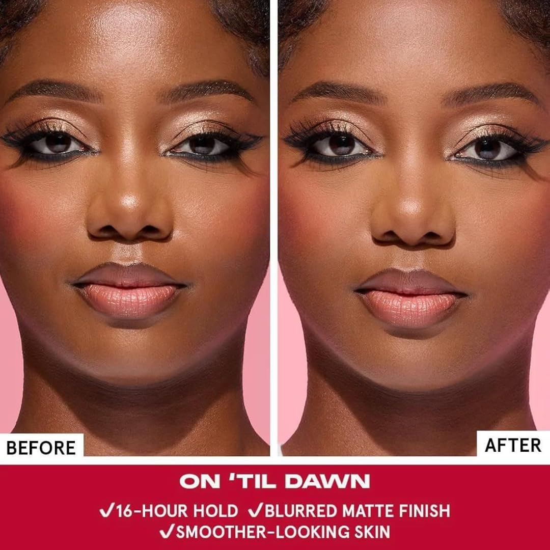 One Size by Patrick Starrr On 'Til Dawn Travel Size Mini Mattifying Waterproof Setting Spray for Long Lasting Face Makeup, All Day Matte Finish, Light Finishing Spray