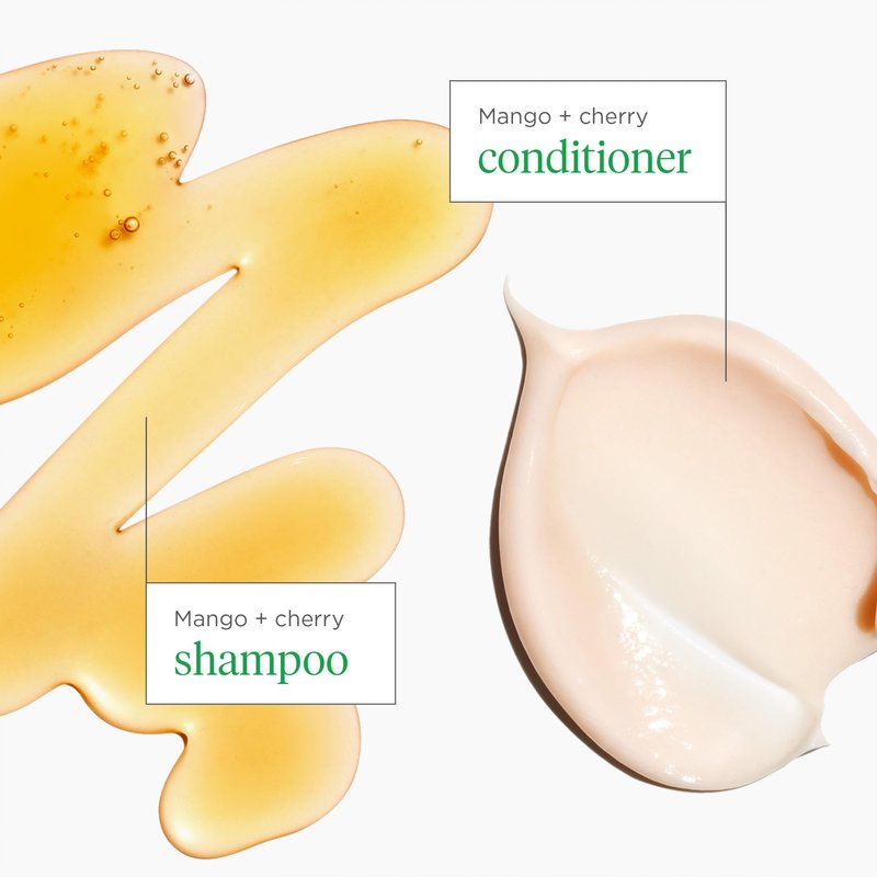 Briogeo Superfoods Mango + Cherry Hair Pack for Oily Hair | Balancing Shampoo & Conditioner Duo | Gentle Cleanse & Lightweight Hydration | Vegan & Cruelty-Free | 2 x 12.5 fl oz