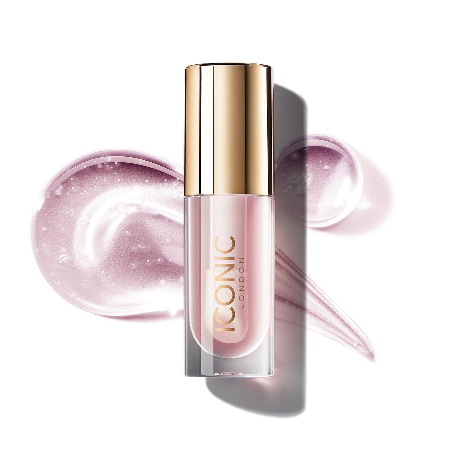 ICONIC LONDON Lustre Lip Oil | Non Sticky, Moisturizing and High Shine Lip Oil, Containing Vitamin C and Hyaluronic Acid, Cruelty Free, Vegan Makeup, Sugar Mama (Pink), 6 mL/ 0.2 Fl Oz