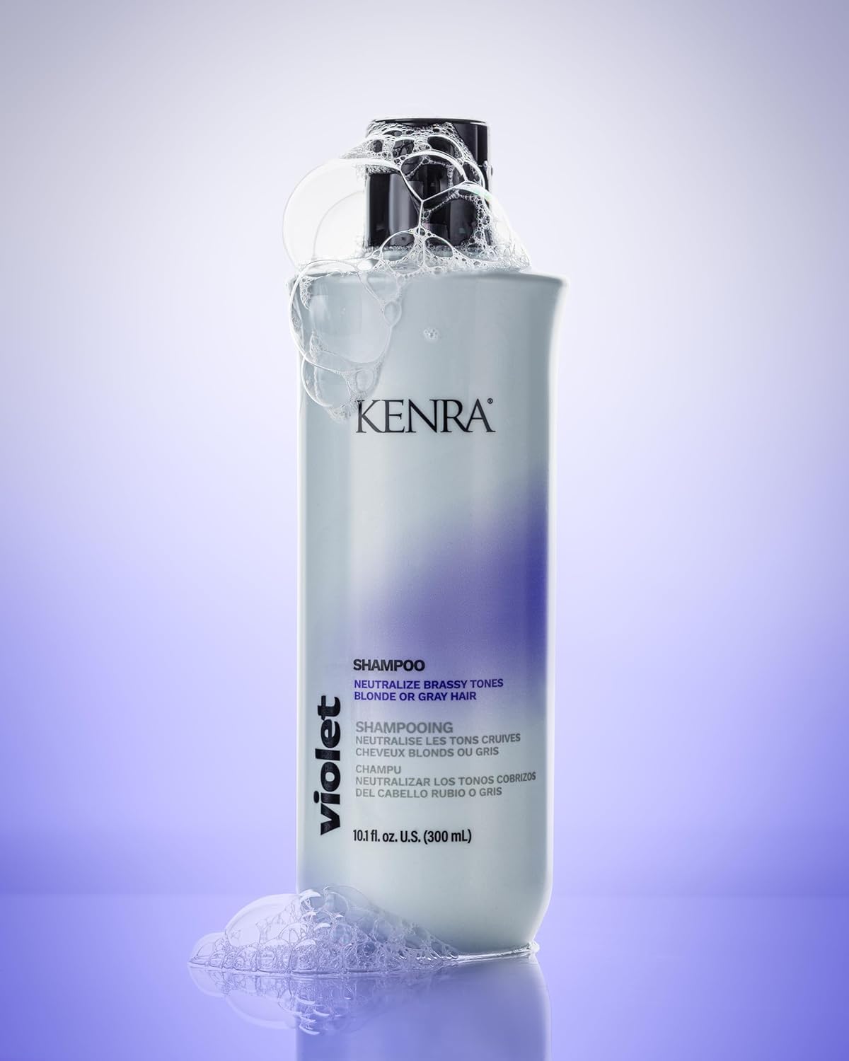 Kenra Violet Shampoo & Conditioner Set | Eliminates Brassy Tones | Purple Pigment + Deposit | Neutralizes Yellow | Moisturizes Processed Hair | Enhances Vibrancy of Blonde or Gray Hair | 10.1 fl. oz.