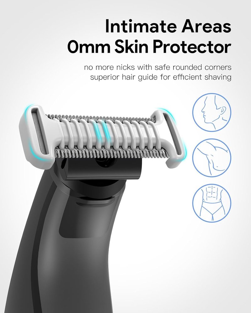 Guide Guards Set - 1/2/3/5mm Comb Attachments for Skin & Body | Hard Case Included, Compatible with Obalde QP Series