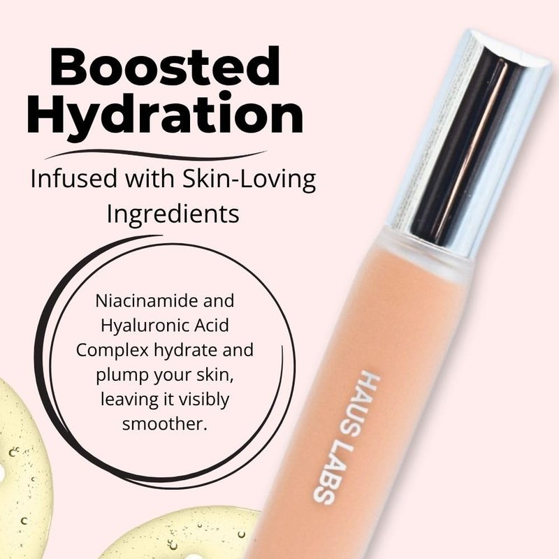 HAUS LABS BY LADY GAGA Triclone Skin Tech Hydrating + De-puffing Concealer with Fermented Arnica 20 Light Medium Peach