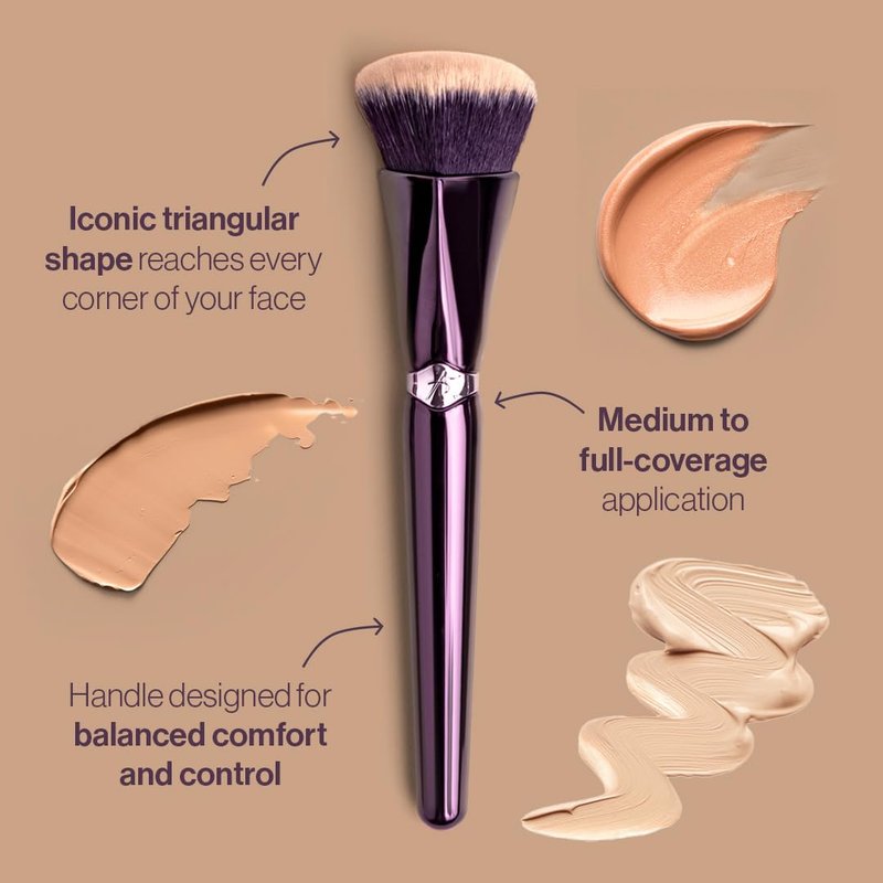 Anisa Beauty Pinnacle Foundation Brush - Professional Makeup Tool for Buffing & Blending | Soft Vegan Fibers for Liquid & Cream Foundation