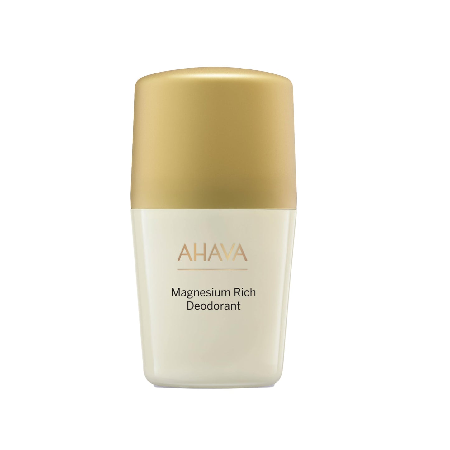 AHAVA Dead Sea Water Magnesium Rich Deodorant - Reduces Sweat & Odors, Maintains Underarms Dry, Suitable for Sensitive Skin, Enriched with Exclusive Osmoter, Bergamot Fruit & Olive Plant, 1.7 Fl.Oz