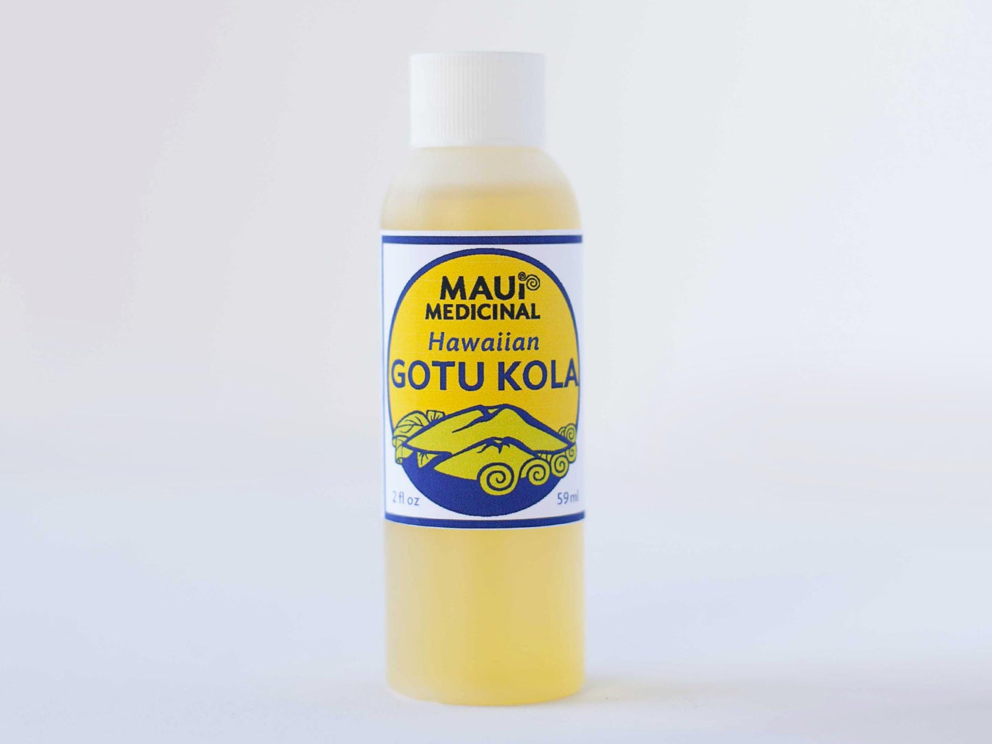 Maui Medicinal Herbs Gotu Kola Brahmi Oil 2fl. oz. Mauifarmacy Grown USA Certified Organic Carrier Oil
