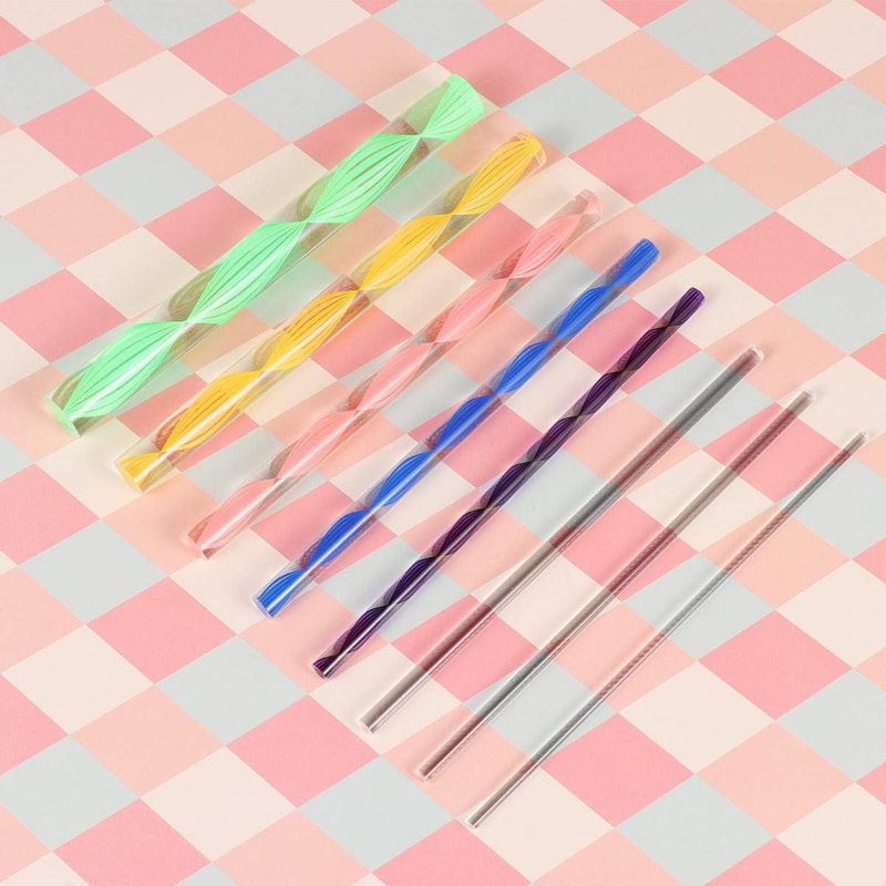 Acrylic Dotting Rods - 8pcs Nail Art Tools for Manicure & Wax Design | Twist Sticks