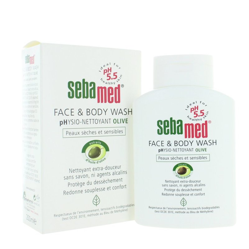 Sebamed Face & Body Wash Olive Physio-Cleanser 200ml