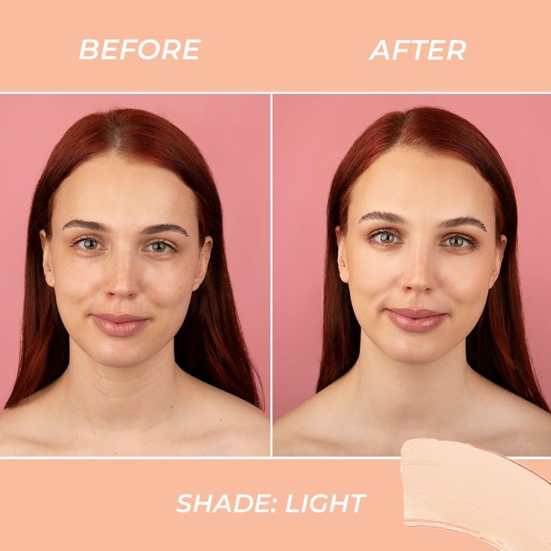 MCoBeauty Miracle BB Cream Medium - Skin Tint Foundation Primer with Hyaluronic Acid Glycerin - Lightweight Dewy Coverage Tinted Moisturizer for Face - Vegan Cruelty Free Makeup, Tone Balancing