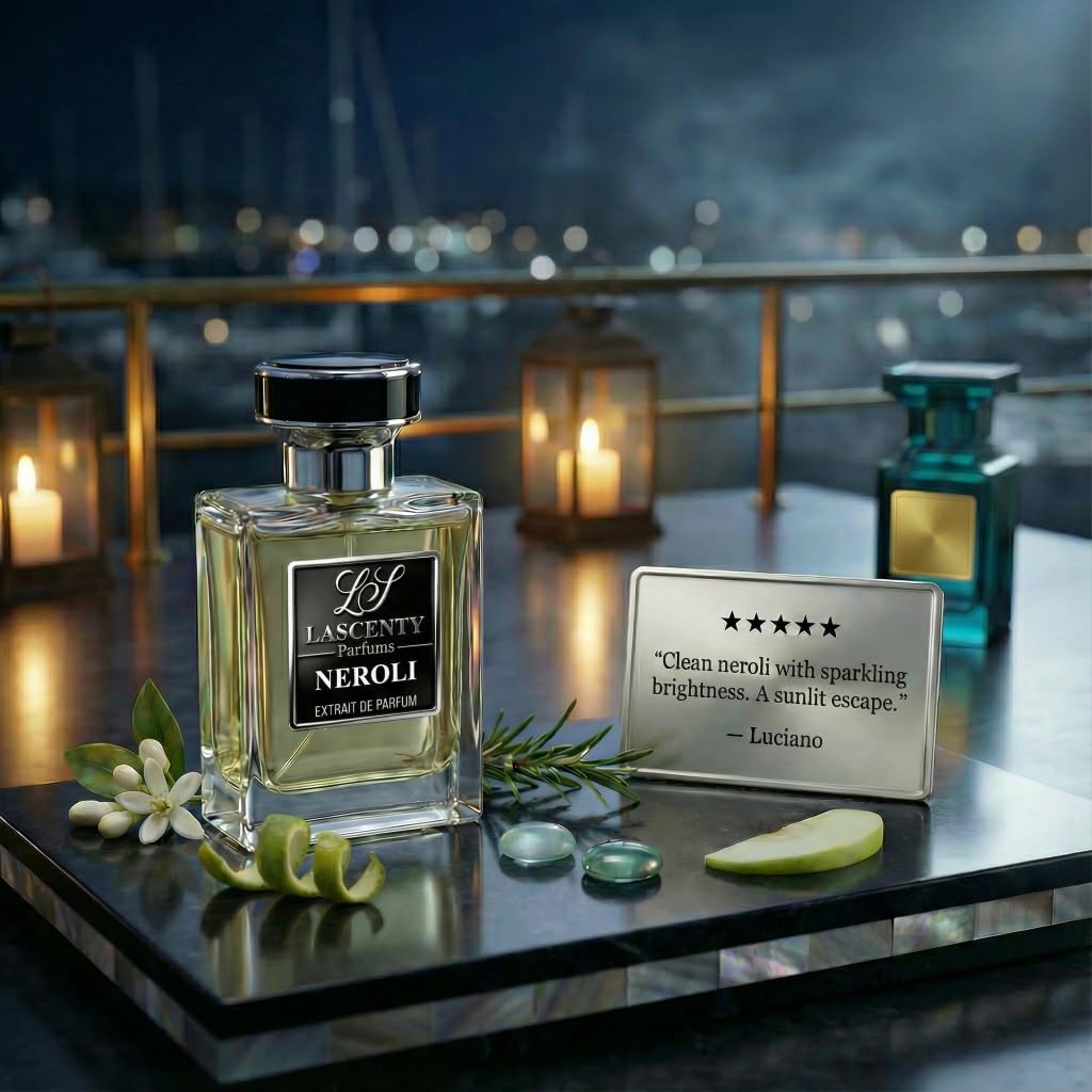 LaScenty NEROLI Inspired by Neroli Portofino, Fresh Citrus Floral Perfume and Cologne for Men and Women, Long Lasting Intense Fragrance with Strong High Projection, 50 ml EDP