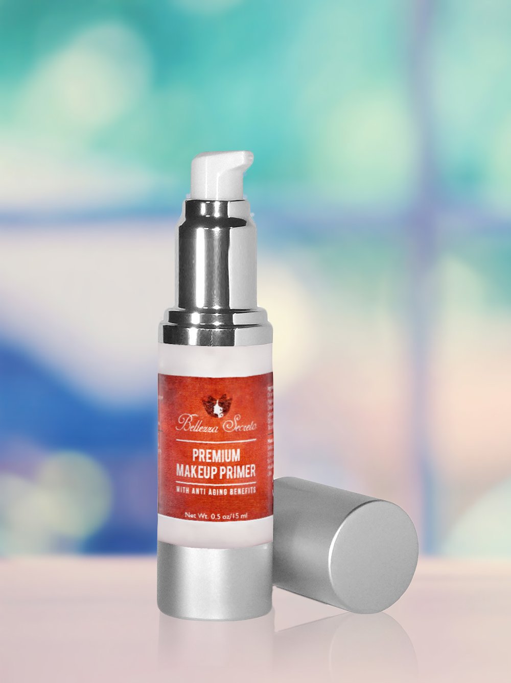 Premium Foundation Makeup Primer - Anti-Aging Pore Minimizer with Vitamins A, C & E | Waterproof Formula for Flawless Skin