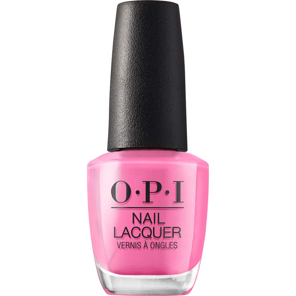 OPI Nail Lacquer Two-Timing the Zones | Opaque Bright Pink Crème Chip Resistant Nail Polish | Fiji Collection
