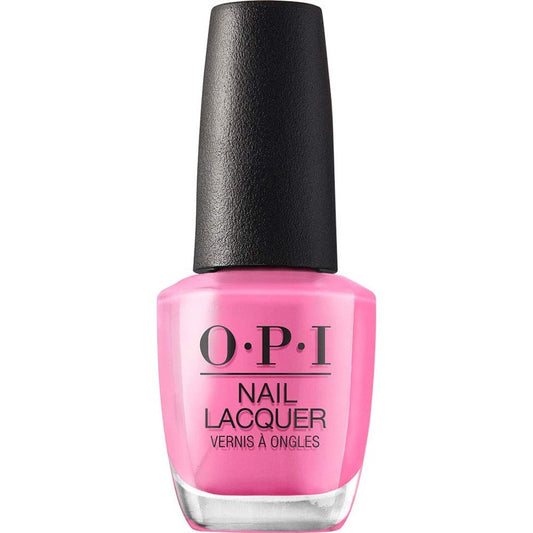 OPI Nail Lacquer Two-Timing the Zones | Opaque Bright Pink Crème Chip Resistant Nail Polish | Fiji Collection