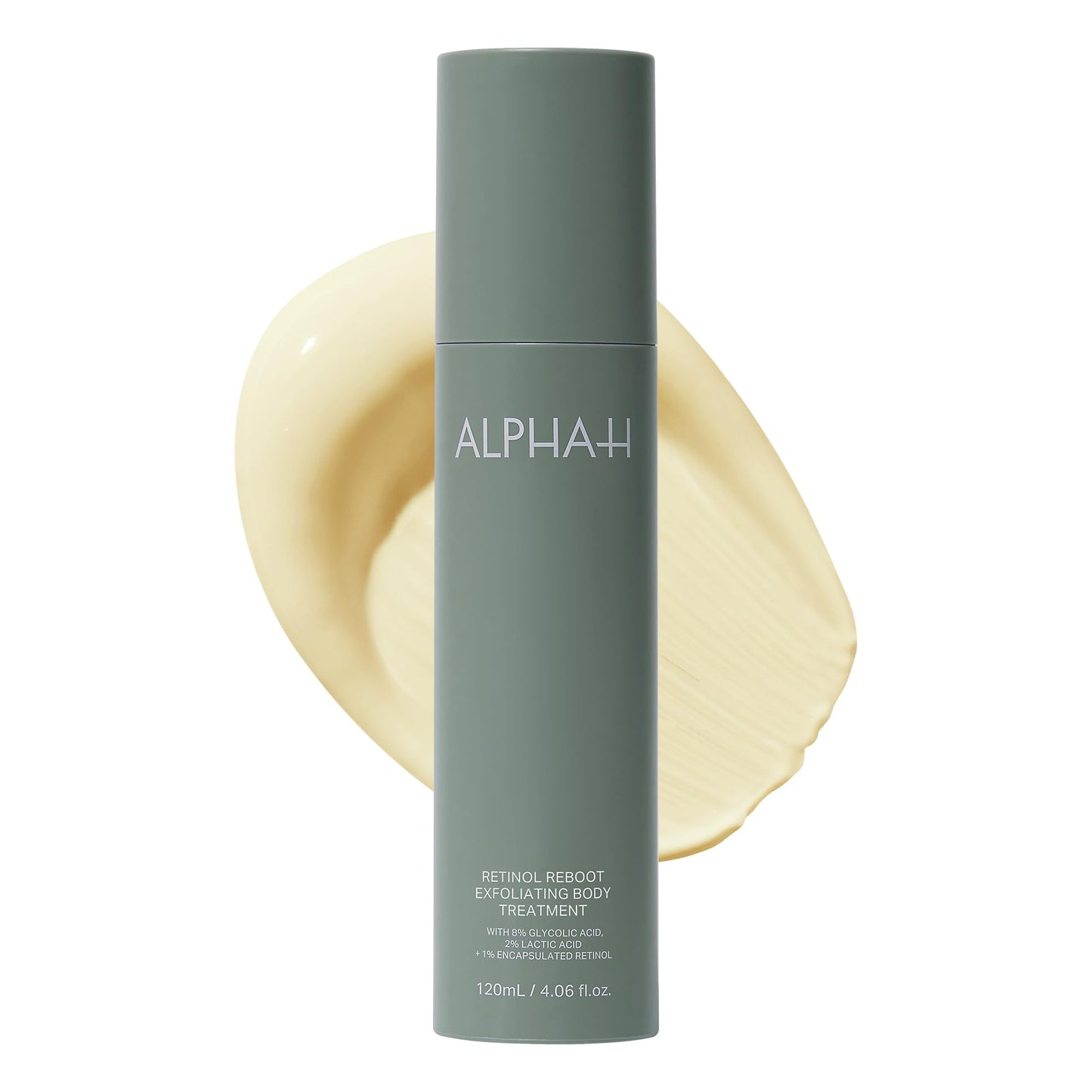 Alpha-H Retinol Reboot Exfoliating Body Treatment 120ml - Firm, Smooth & Brighten Body Skin - Reduces the Appearance of Fine Lines, Redness & Uneven Tone - Neck, Décolletage, Arms & Legs
