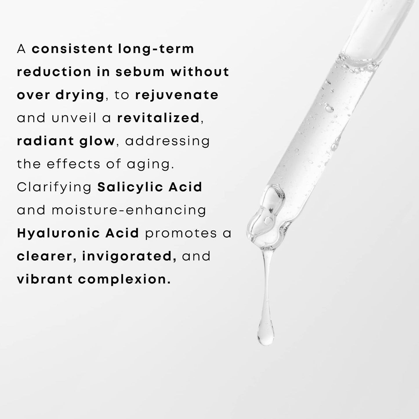 Niacinamide Serum - Minimize Pores & Balance Sebum | Hydrating Formula with Salicylic & Hyaluronic Acid - 1 oz