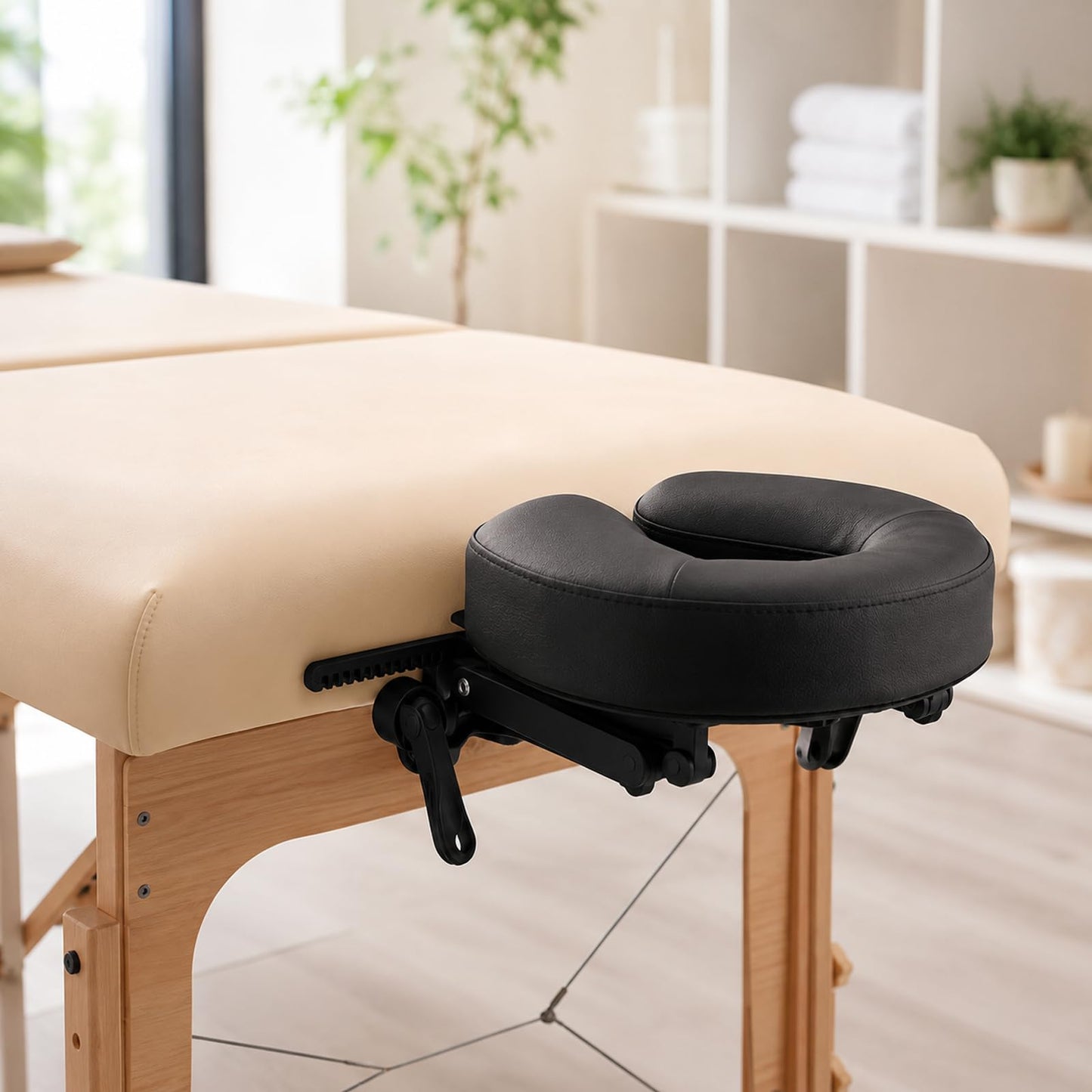 AYDZWJM Universal Massage Table Face Cradle & Cushion, Adjustable Massage Chair Spa Bed Headrest & Face Pillow Support, Elastic Memory Foam Face Pillow Set Massage Table Accessories Massage Equipment