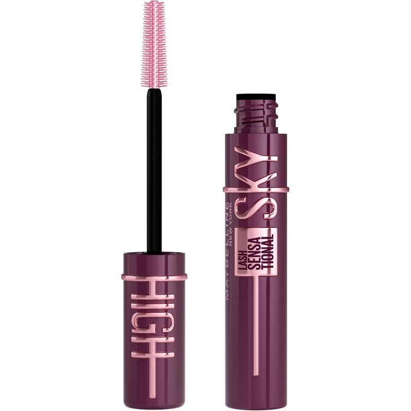 Maybelline Lash Sensational Sky High Mascara - Volumizing & Lengthening Formula | Burgundy Haze, 1 Count