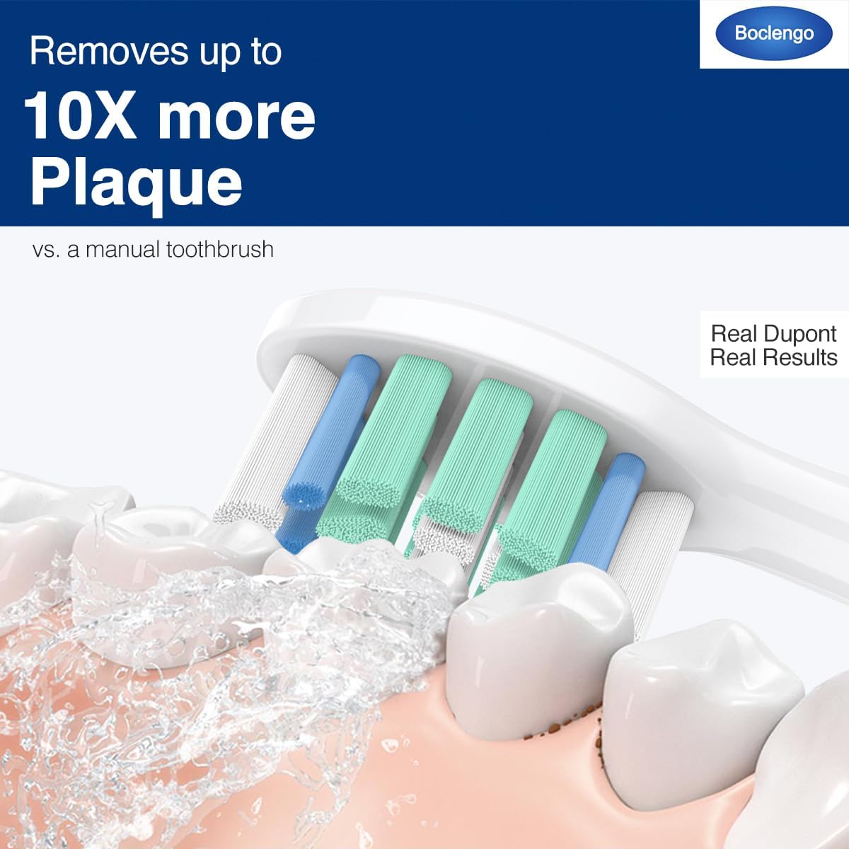 Philips Sonicare Replacement Toothbrush Heads - C2 & C1 Compatible Electric Brush Heads | 4-Pack