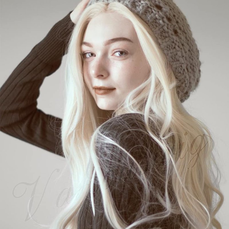 Blonde Long Lace Front Wig - Natural Hairline, Loose Wave, Heat Resistant | 24-Inch Soft Synthetic Wig for Women & Cosplay