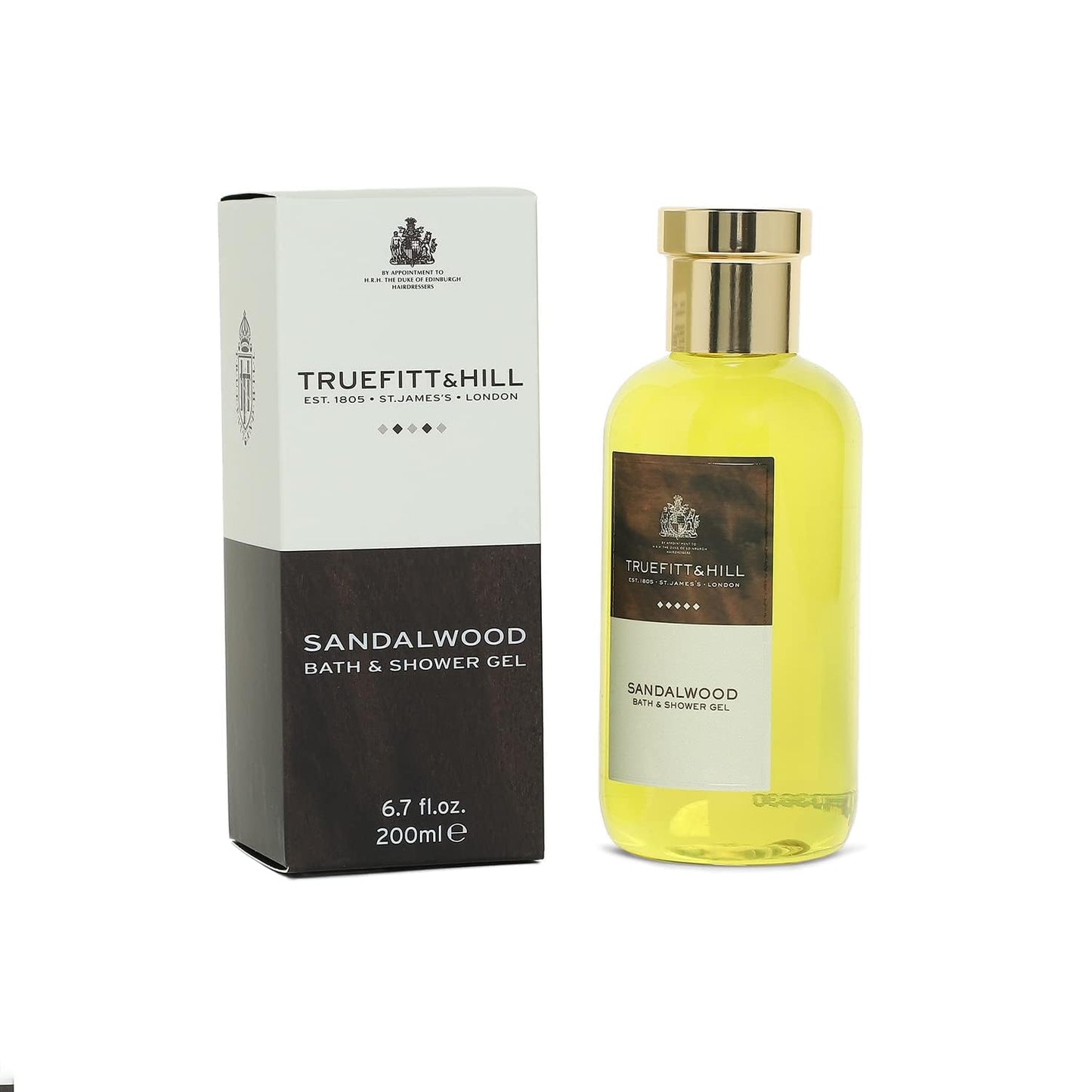 TRUEFITT & HILL Sandalwood Bath & Shower Gel - Luxurious 1 Pound Bottle