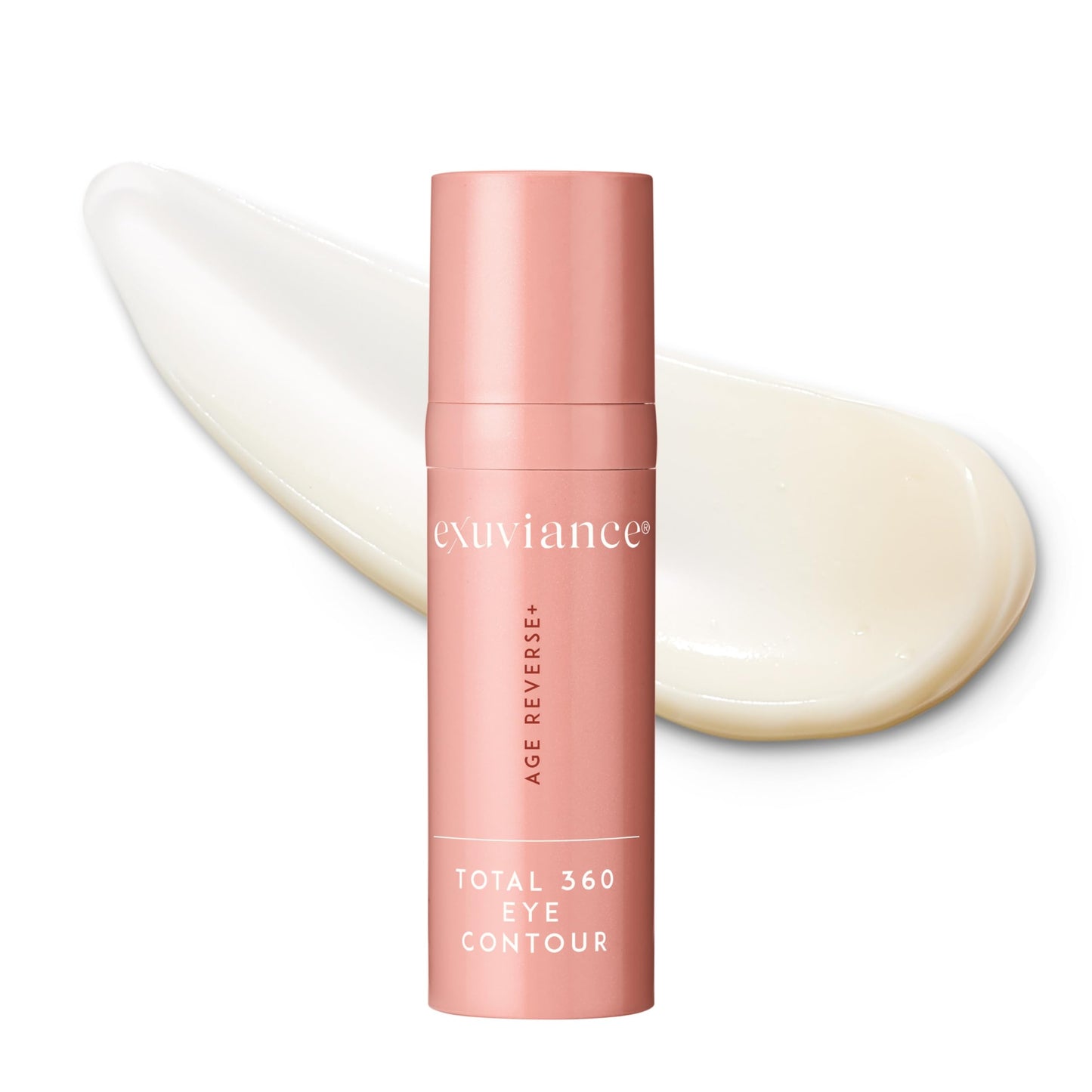 EXUVIANCE AGE REVERSE+ Total 360 Eye Contour, Anti-Aging Eye Cream, Brightens Dark Circles, Firms and Tightens Fine Lines and Wrinkles, with Caffeine, Hyaluronic Acid, and Peptides, 15g