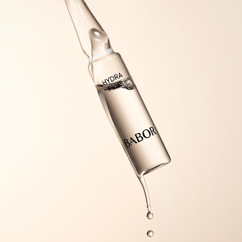 BABOR Hydra Plus Ampoule Concentrate, Moisturizing Skincare Capsule, Hyaluronic Acid Serum, Deeply Nourish to Plump and Smooth Skin, Anti Aging Serum 7 Day Treatment