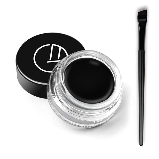 GOOD MOTHER Eyeliner Gel Set,Long Lasting Waterproof With 5.51 IN Long Eyeliner Brush,High-Intensity Pigments Smudge-Proof Eye Liner Makeup Creamy Gel 5G-Klein Blue