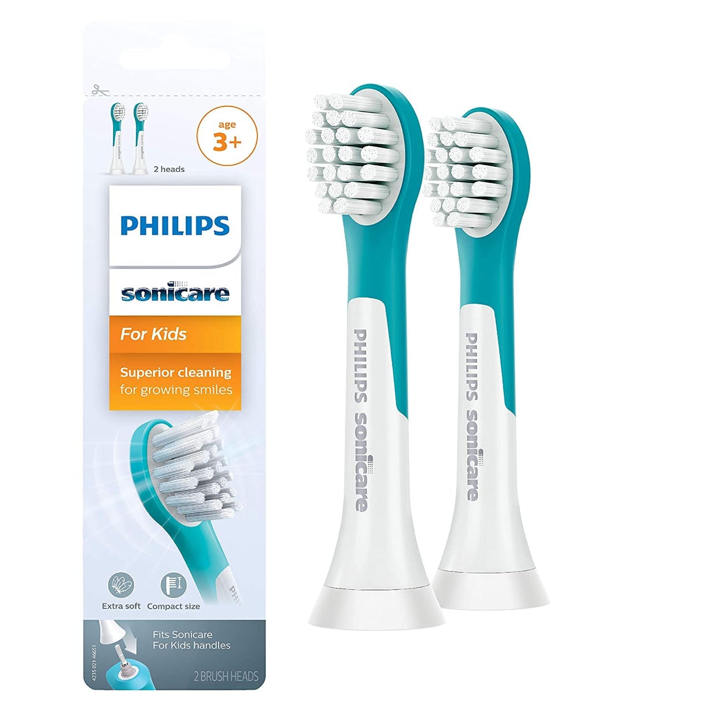 Philips HX6032/05 Mini Brush Heads for Sonic Toothbrush