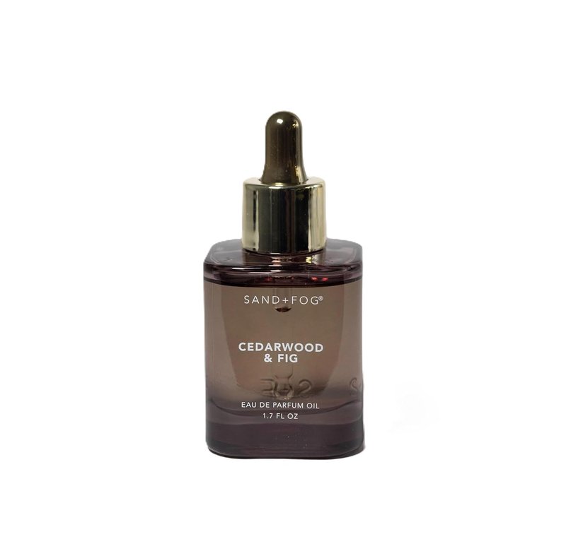 Cedarwood & Fig Eau de Parfum Oil - Sand + Fog | 1.7 fl oz Dropper Bottle
