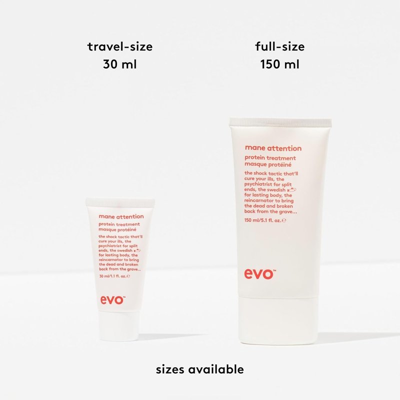 EVO Mane Attention Protein Treatment for Color-Treated Hair - Strengthens & Moisturizes Weak Locks