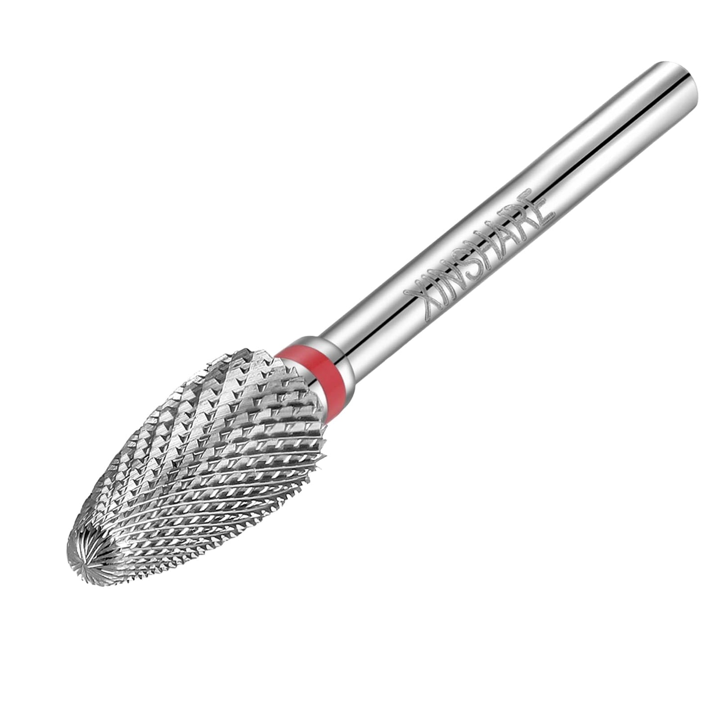Xinshare Nail Drill Bits 3/32" Carbide Professional Safety Tungsten Nail File Cone Drill Bit for Acrylic Nail Gel Cuticle cleaner Manicure Pedicure Nail Polishing, Beginner Salon,Fine