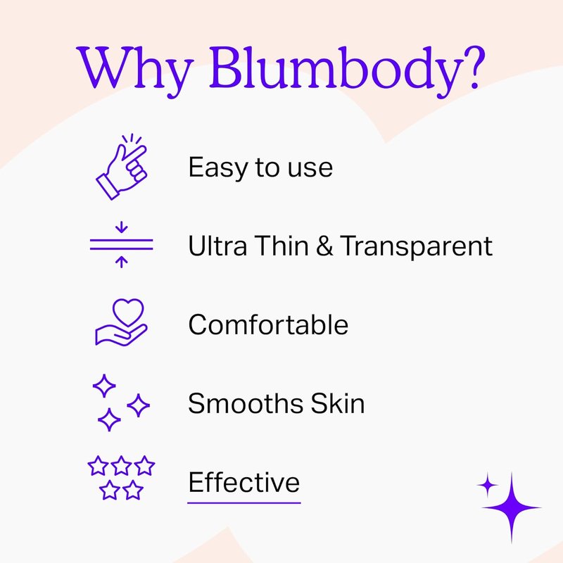 BLUMBODY Chest Wrinkle Pads - Anti-Wrinkle Silicone Patches for Firming & Smoothing | Reusable Overnight Neck & Décolleté Care (1-Month Supply)