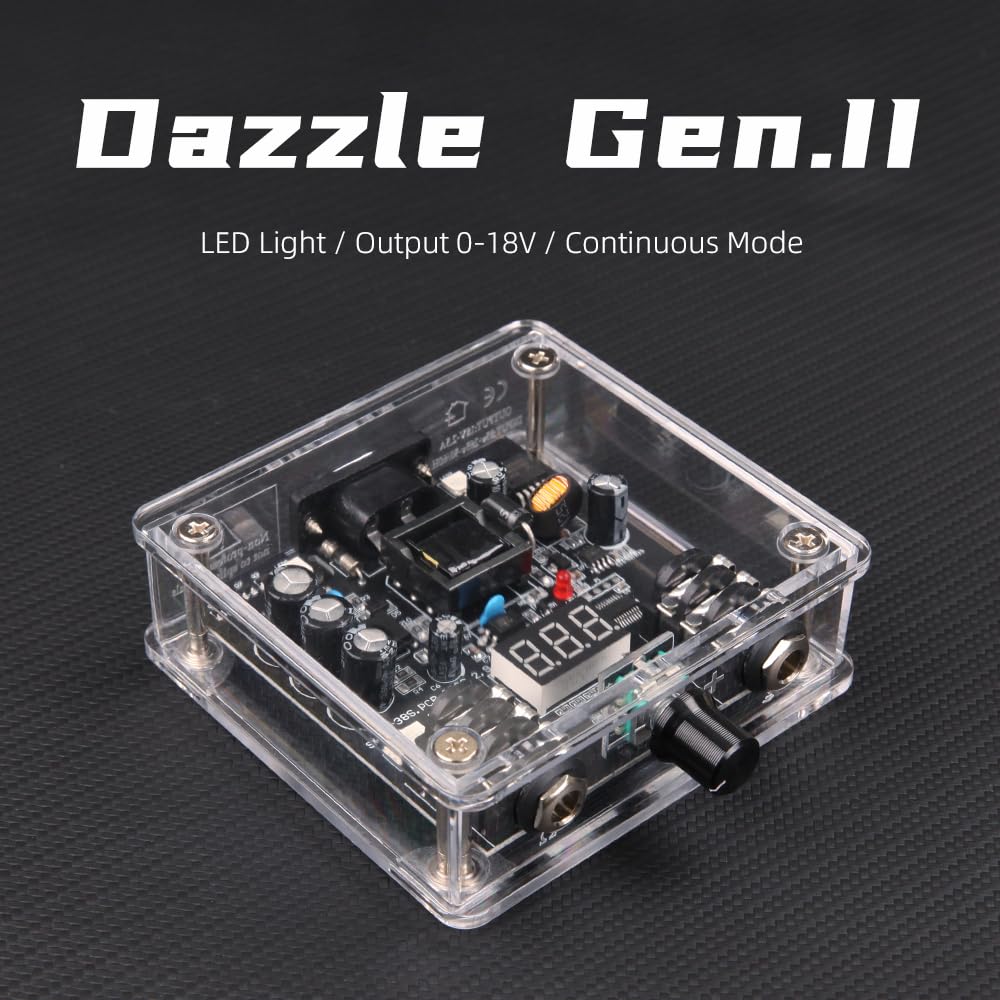 DGT Tattoo Machine Power Supply - Clear A | Reliable Performance & Precision Control