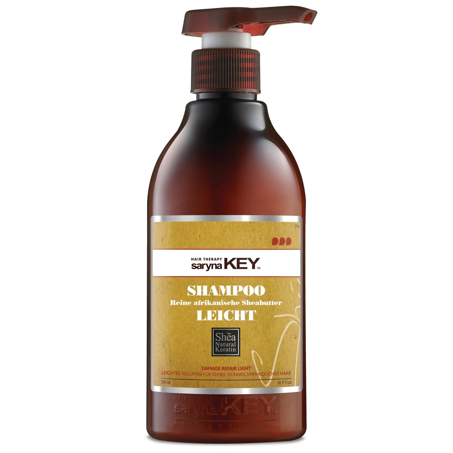 Saryna Key Damage Repair Light Shampoo (300ml/10.14oz) - with Pure African Shea Butter Hair Shampoo for Dry frizzy and Damaged Hair (Light Repair Shampoo (16.9 Oz))