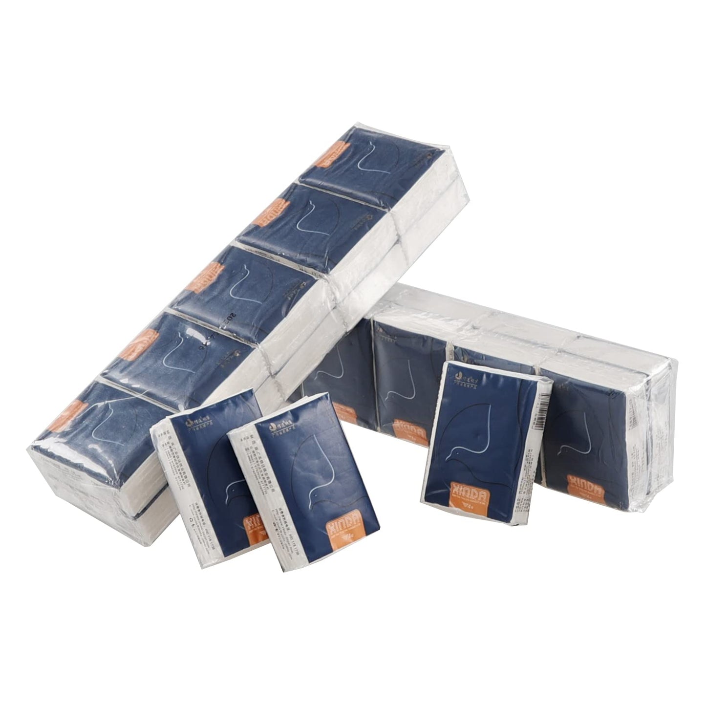 Jandson 120 Pack Facial Tissue Pocket Size, 4-Ply Small Soft Facial Tissues