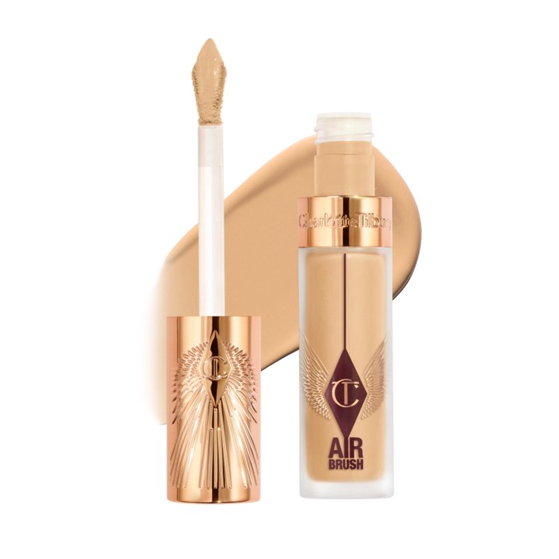 Charlotte Tilbury AIRbrush Flawless Blur Concealer - Concealer for Dark Circles, Blemishes & More - Hydrating, Full Coverage with a Natural Matte Finish - 8 Medium