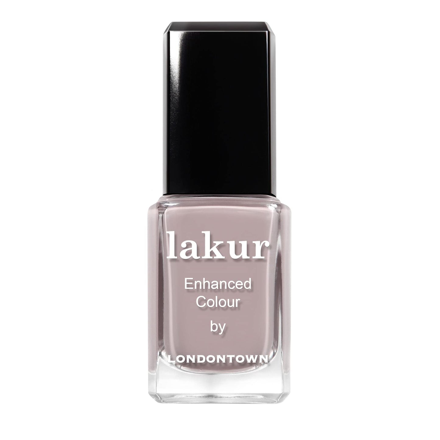 LONDONTOWN lakur Nail Polish - Chip-Resistant, Non-Toxic, Conditions & Hydrates Nails | Nude Brown, .40 fl oz